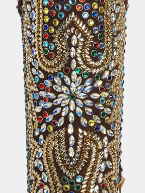 multicolor_rhinestone_floral_pattern_western_boots