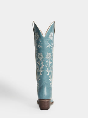 muted-blue-embroidered-floral-motifs-cowgirl-boots-mid-heel
