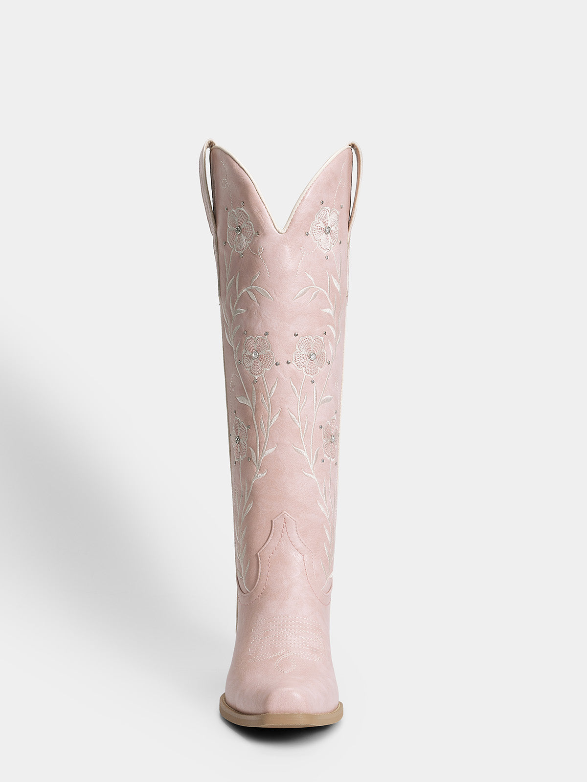muted-pink-embroidered-floral-motifs-cowgirl-boots-knee-high