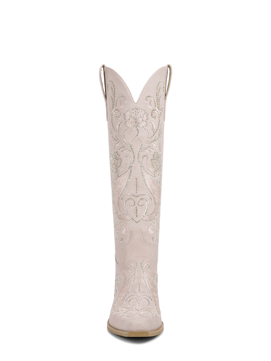muted-pink-embroidered-rose-wedding-cowgirl-boots-knee-high