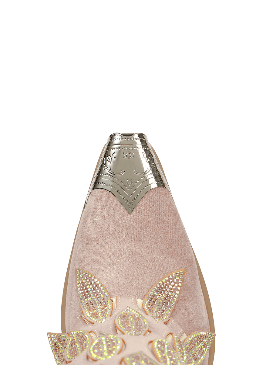 muted-pink-fold-over-dangle-leaves-snip-western-cowgirl-boots