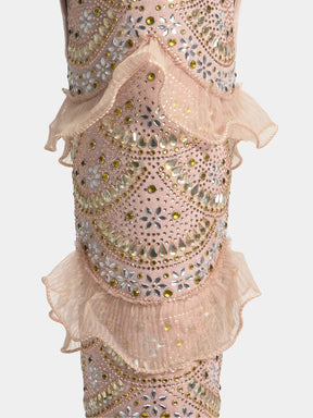 muted-pink-layered-ruffled-rhinestones-faux-suede-cowgirl-boots