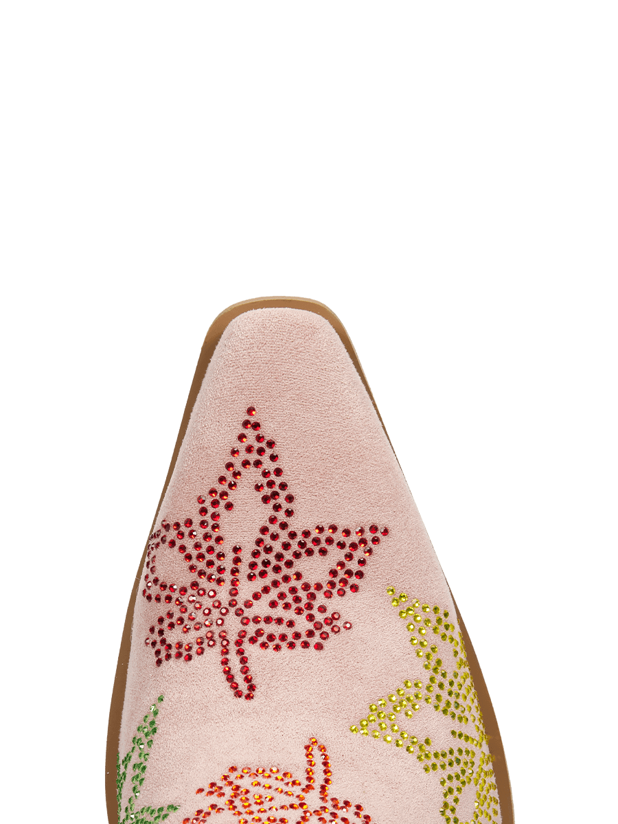 muted-pink-rhinestones-maple-leaf-snip-western-cowgirl-boots