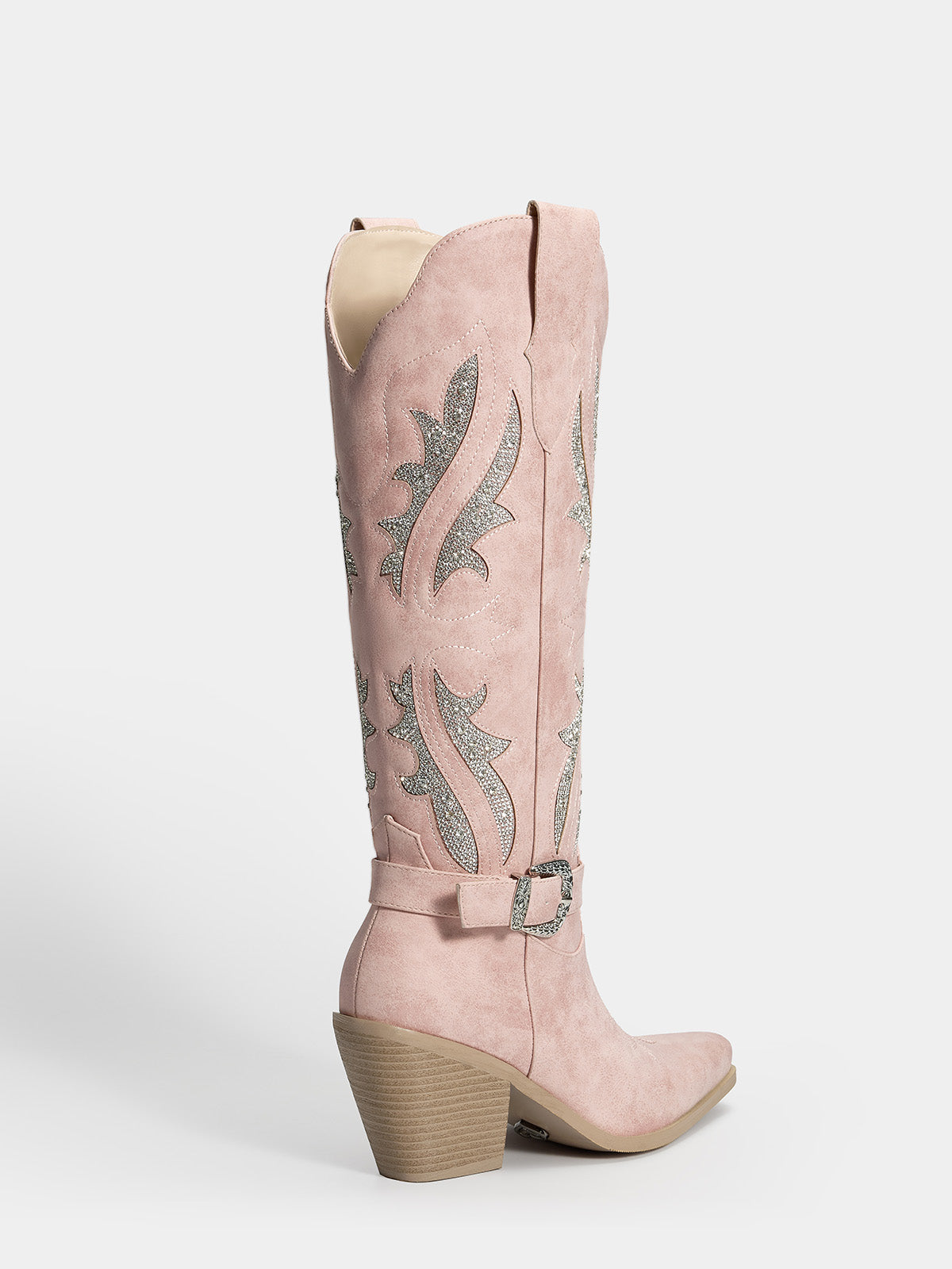 muted-pink-straps-rhinestones-cowgirl-boots-high-heel