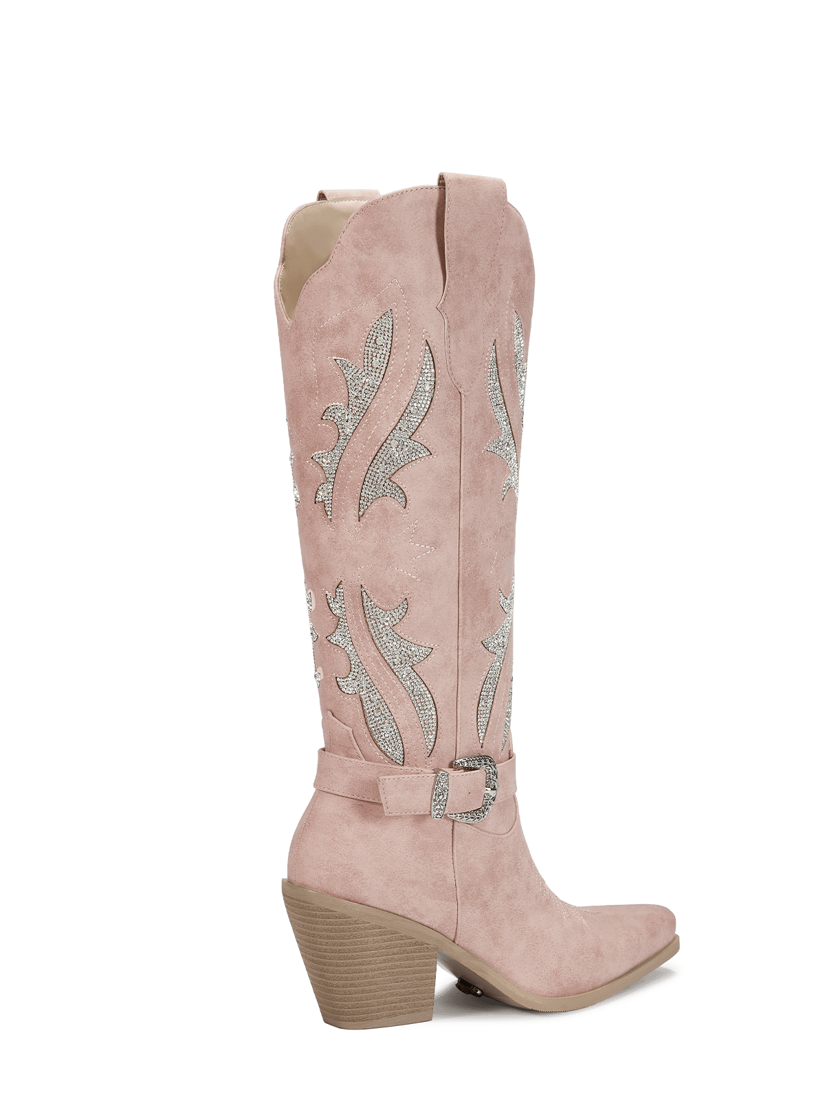 muted-pink-straps-rhinestones-cowgirl-boots-high-heel