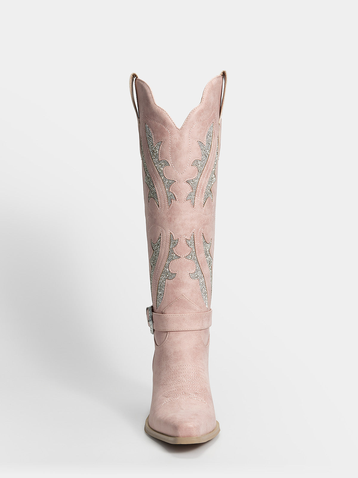 muted-pink-straps-rhinestones-cowgirl-boots-knee-high
