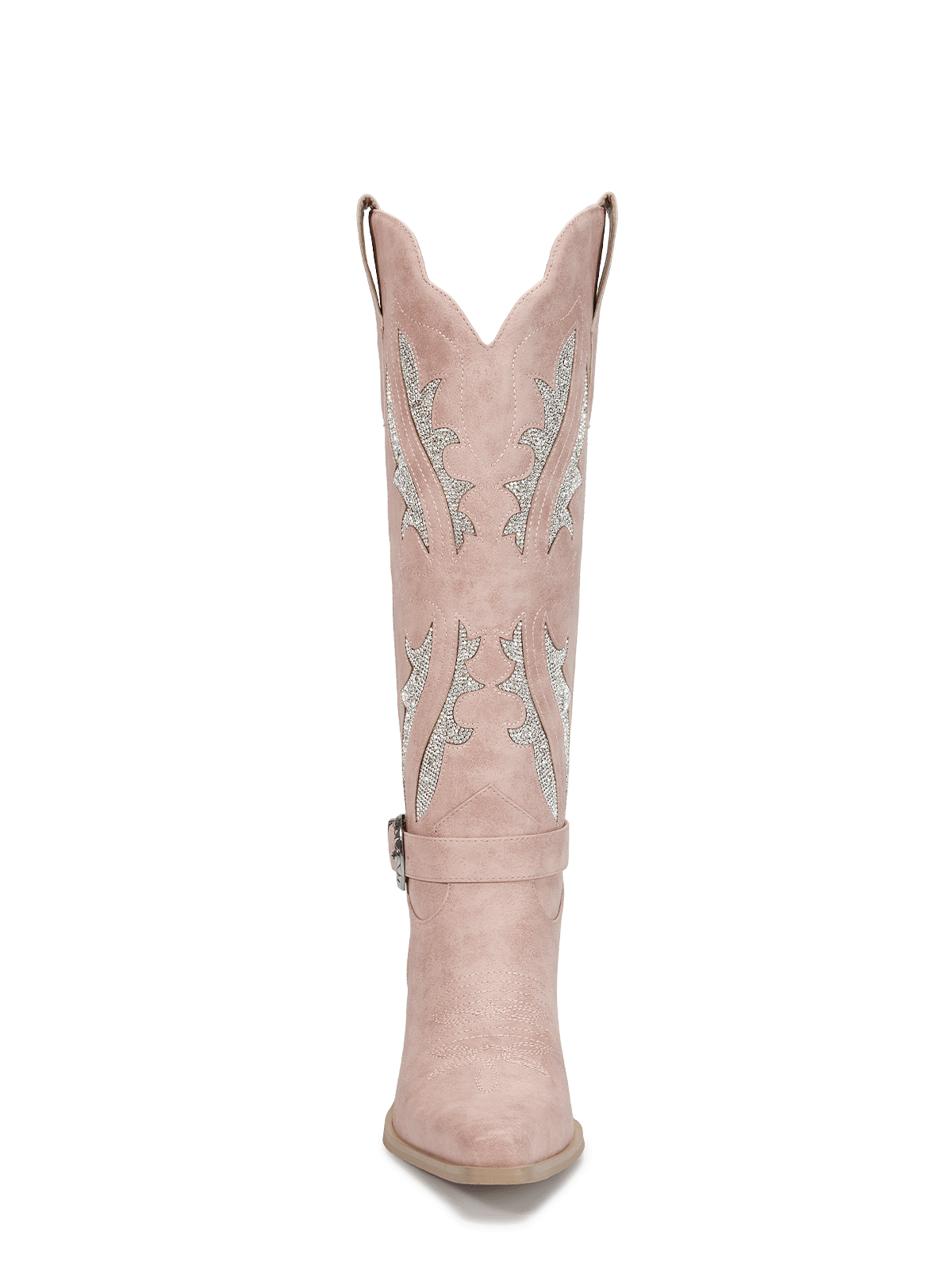 muted-pink-straps-rhinestones-cowgirl-boots-knee-high