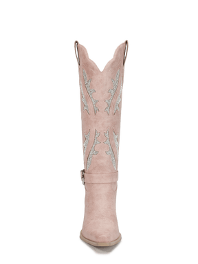 muted-pink-straps-rhinestones-cowgirl-boots-knee-high