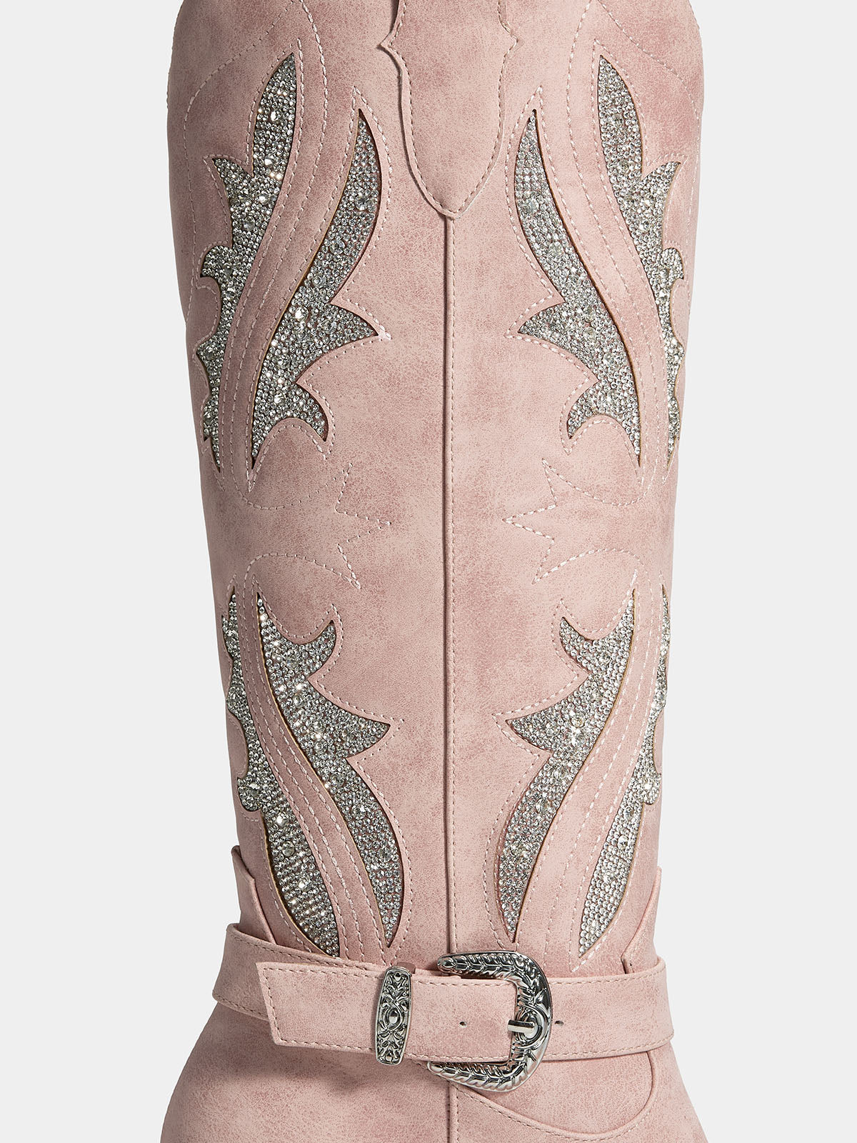 muted-pink-straps-rhinestones-cowgirl-boots-pu