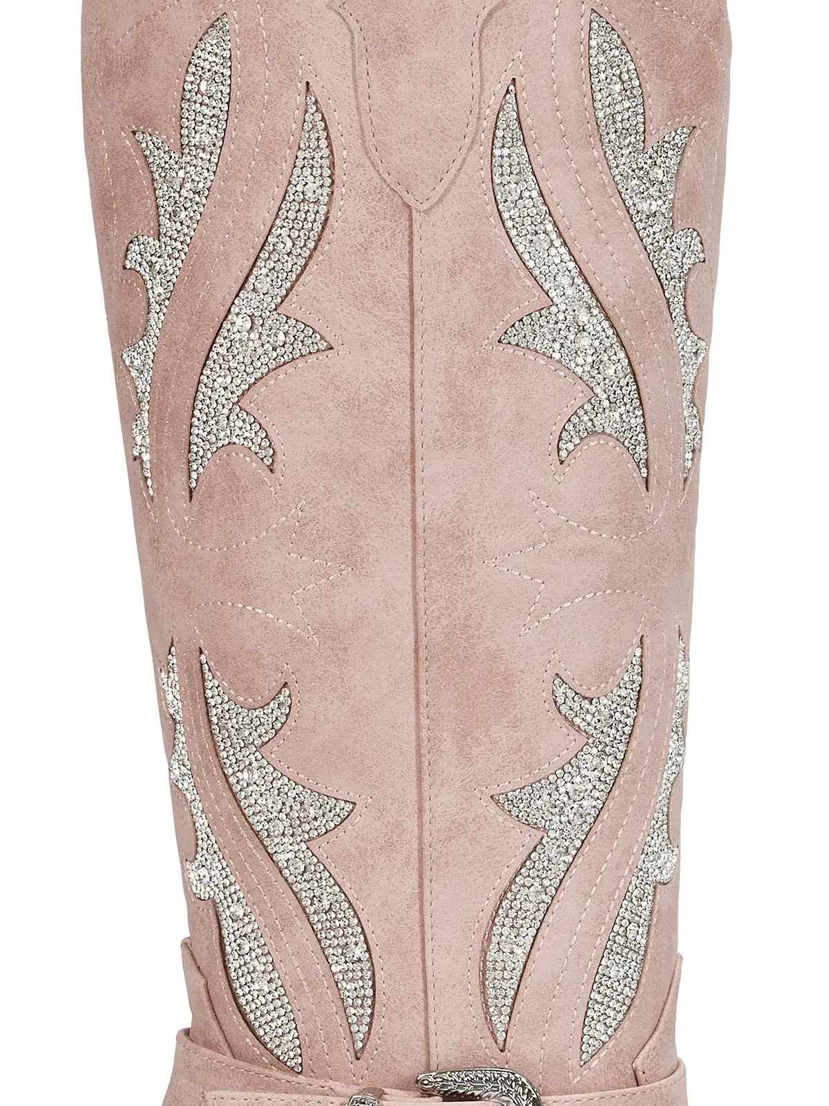 muted-pink-straps-rhinestones-cowgirl-boots-pu