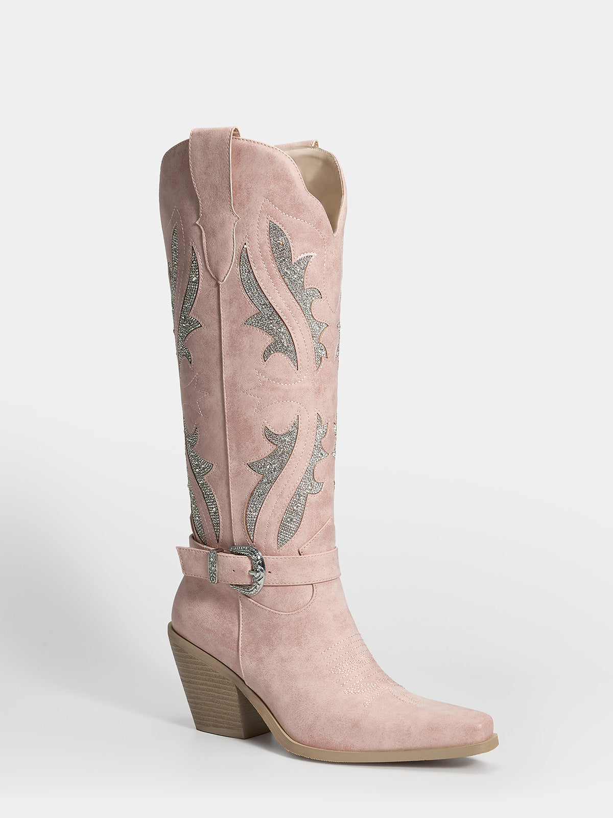 muted-pink-straps-rhinestones-cowgirl-boots