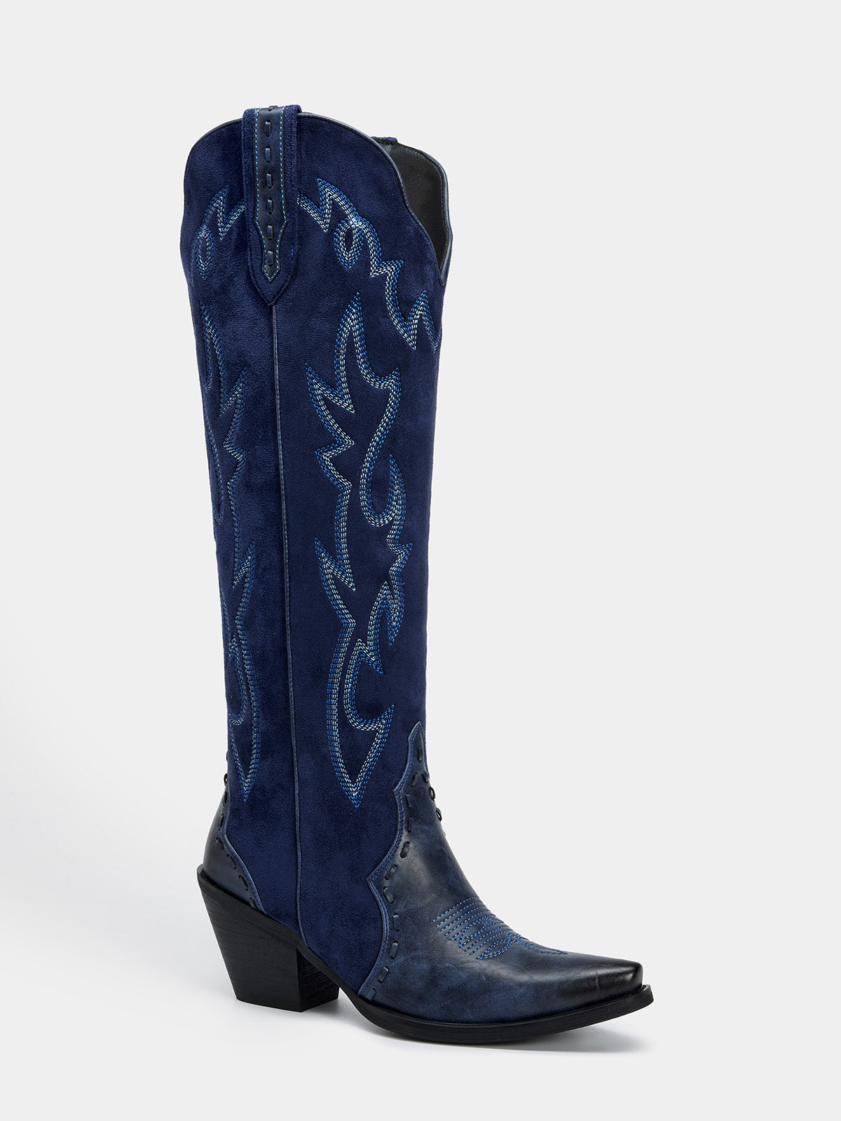 navy_color_embroidered_block_heel_western_cowboy_boots
