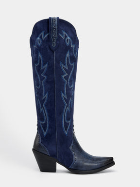 navy_suede_embroidered_tall_shaft_cowgirl_boots