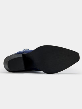 navy_suede_snip_sole_western_cowboy_boots