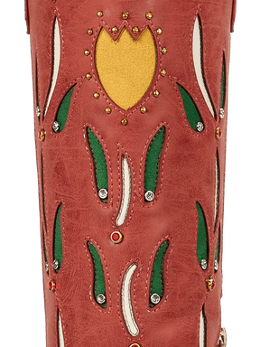 orangey-red-cut-out-floral-pu-western-cowgirl-boots