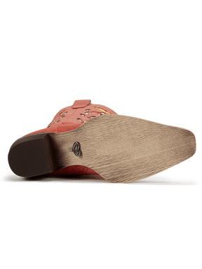 orangey-red-cut-out-floral-rubber-western-cowgirl-boots