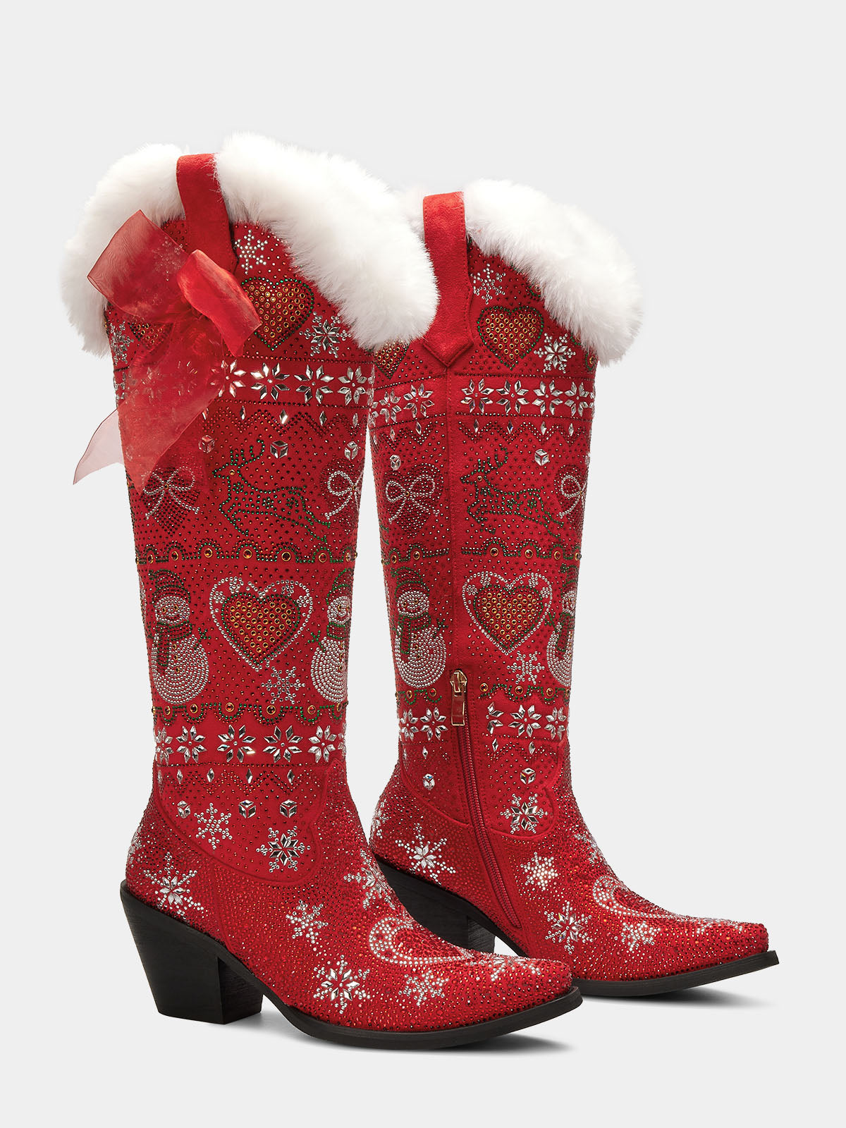 pair_christmas_fur_bow_rhinestone_western_boots