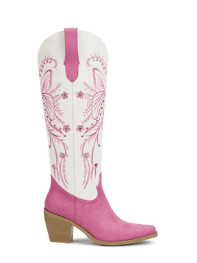 pink-embroidered-butterfly-rhinestone-rivets-cowgirl-boots-side-zipper