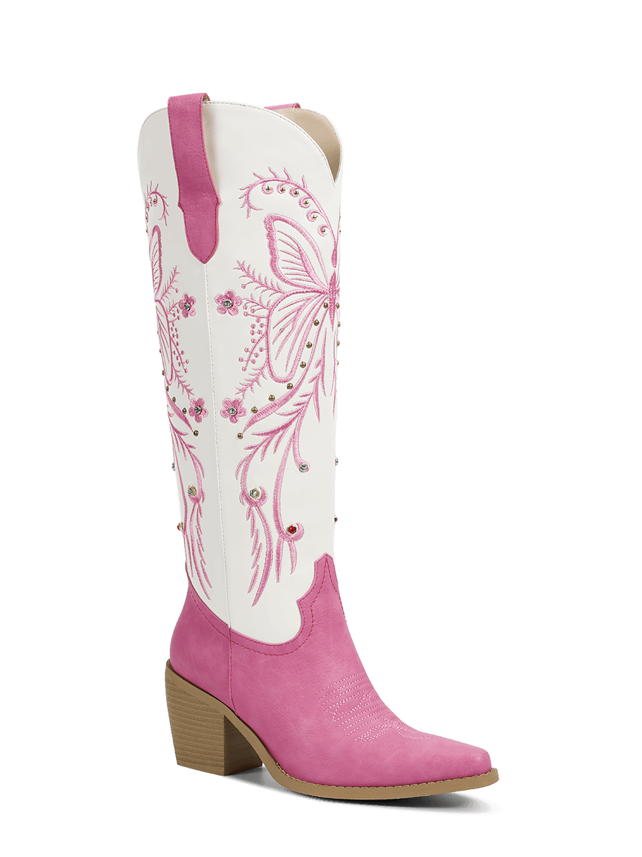 pink-embroidered-butterfly-rhinestone-rivets-cowgirl-boots