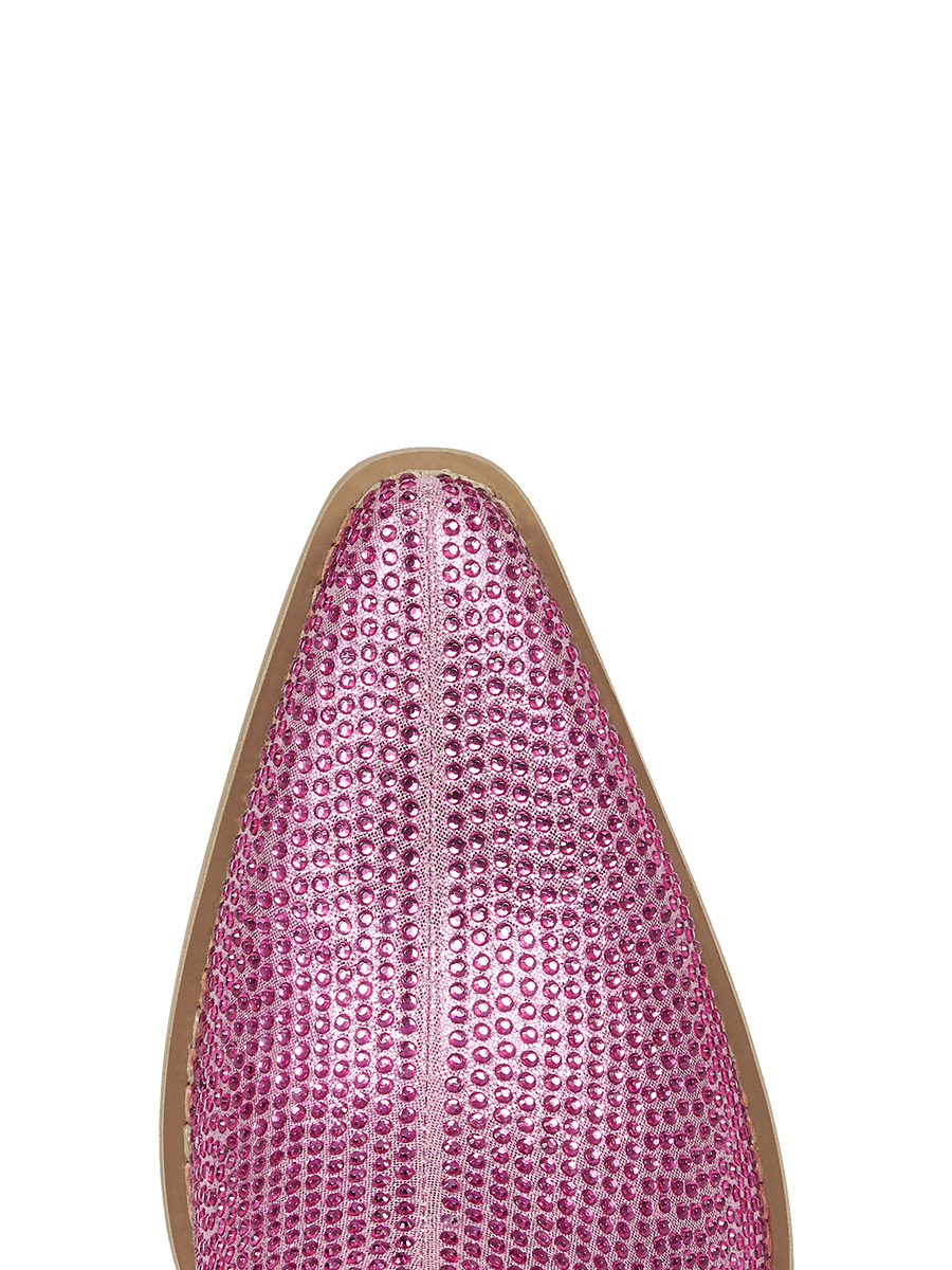 pink-fringe-rhinestone-western-ankle-boots-pointy