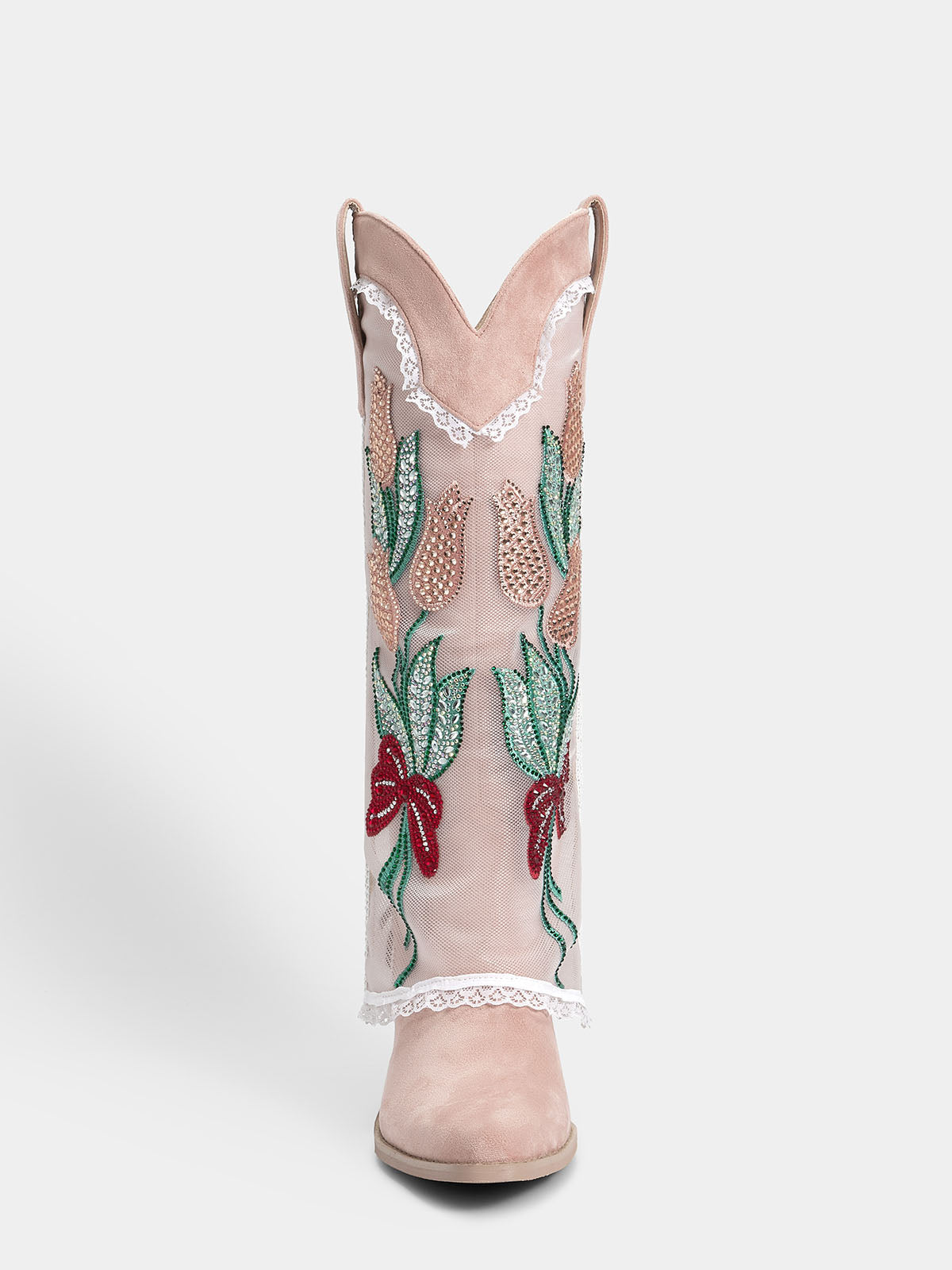 pink-mesh-rhinestone-tulip-western-boots-mid-calf