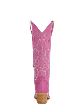 pink-rhinestone-lily-pattern-mid-heel-cowgirl-boots