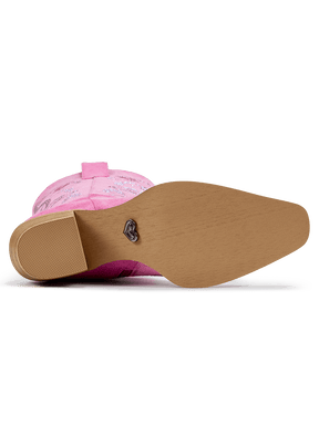 pink-rhinestone-lily-pattern-rubber-cowgirl-boots