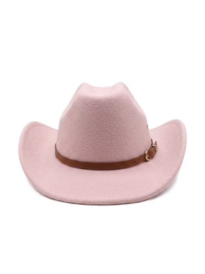 Pink Felt Cowgirl Hat 