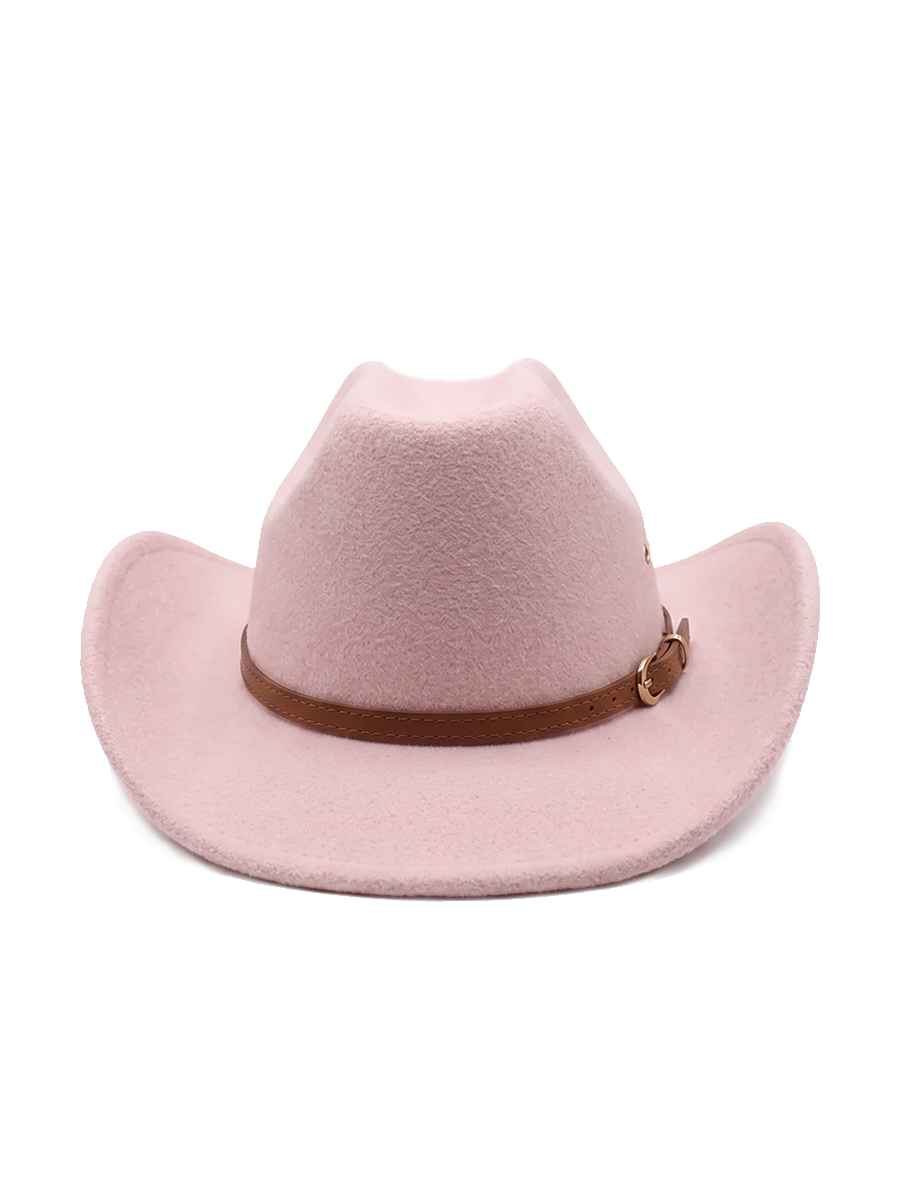 Pink Felt Cowgirl Hat 