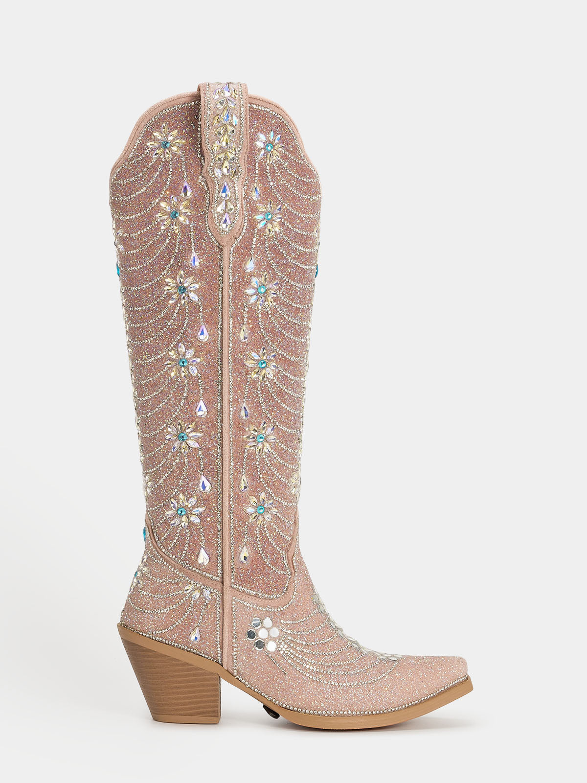 pink_glitter_crystal_embellished_western_boots