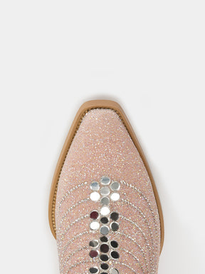 pink_glitter_mirror_embellished_western_boots