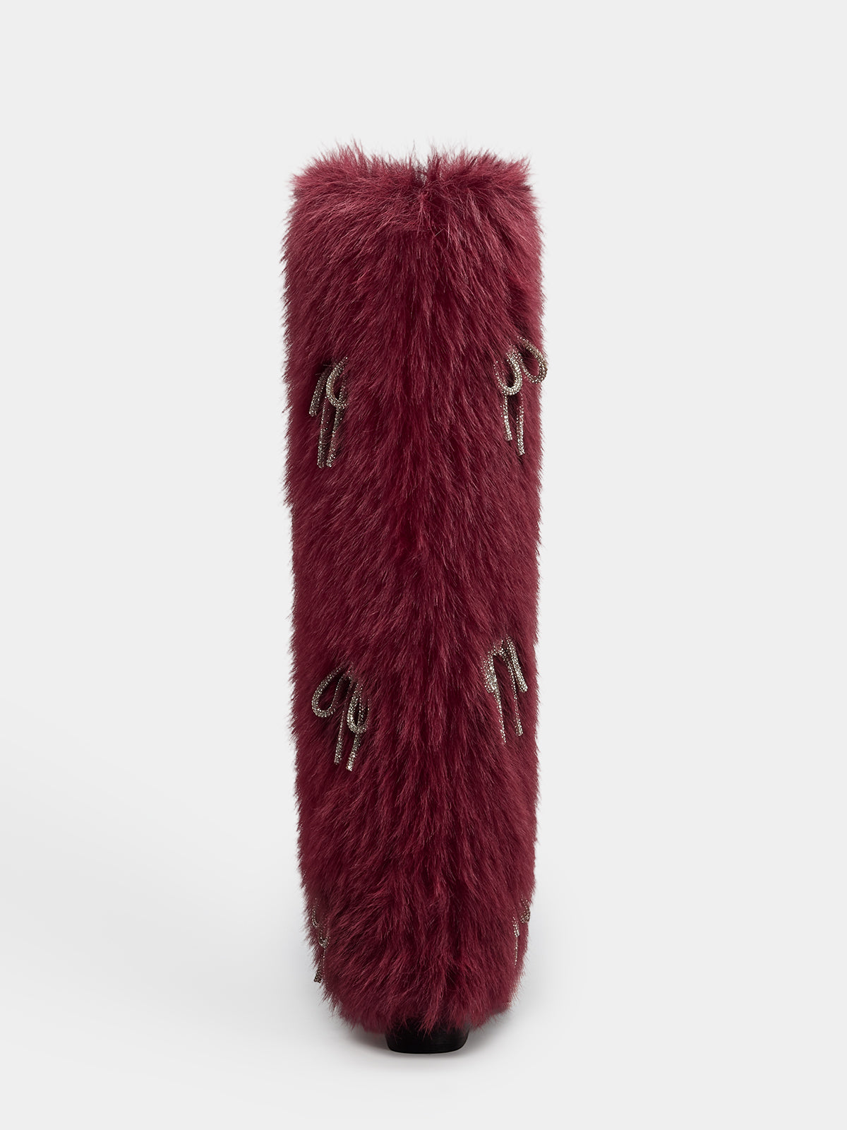 plush_fur_rhinestone_bow_calf_sleeve