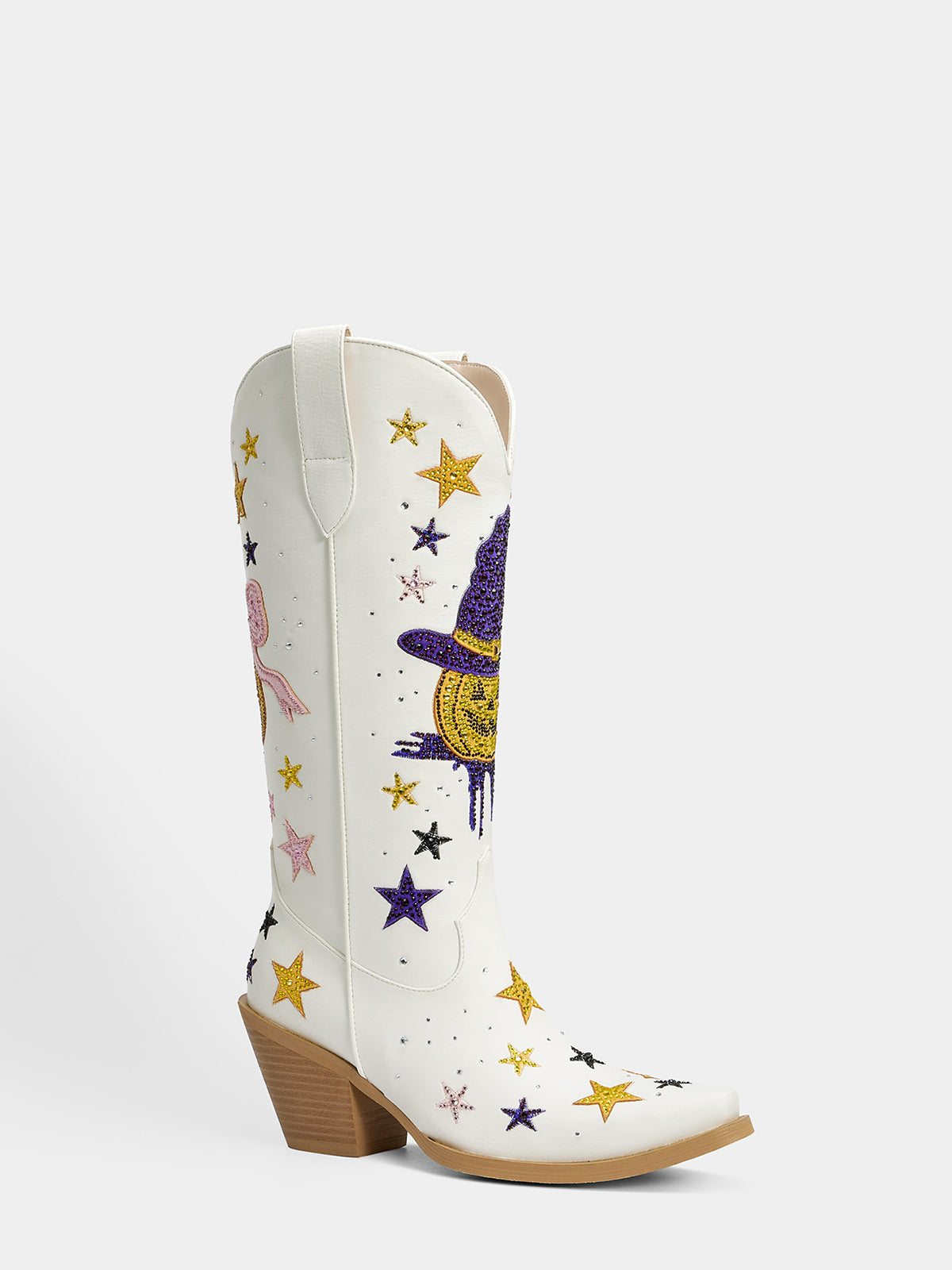 pu_rhinestone_witch_hat_pumpkin_star_western_boots