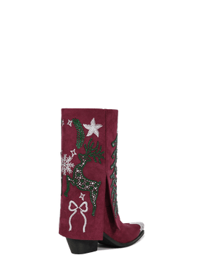 red-christmas-theme-fold-over-rhinestone-high-heel-boot