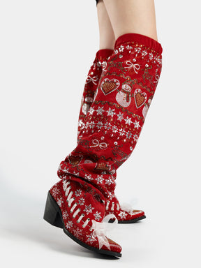 red_christmas_reindeer_rhinestone_slouchy_western_boots