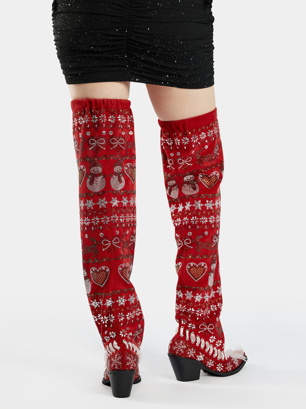 red_snowman_heart_rhinestone_slouchy_western_boots