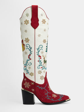 red_white_christmas_rhinestone_western_boots
