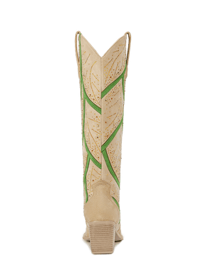 sand-beige-leaf-motif-mid-heel-western-cowgirl-boots