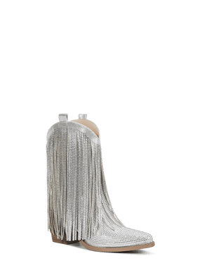 silver-fringe-rhinestone-western-ankle-boots