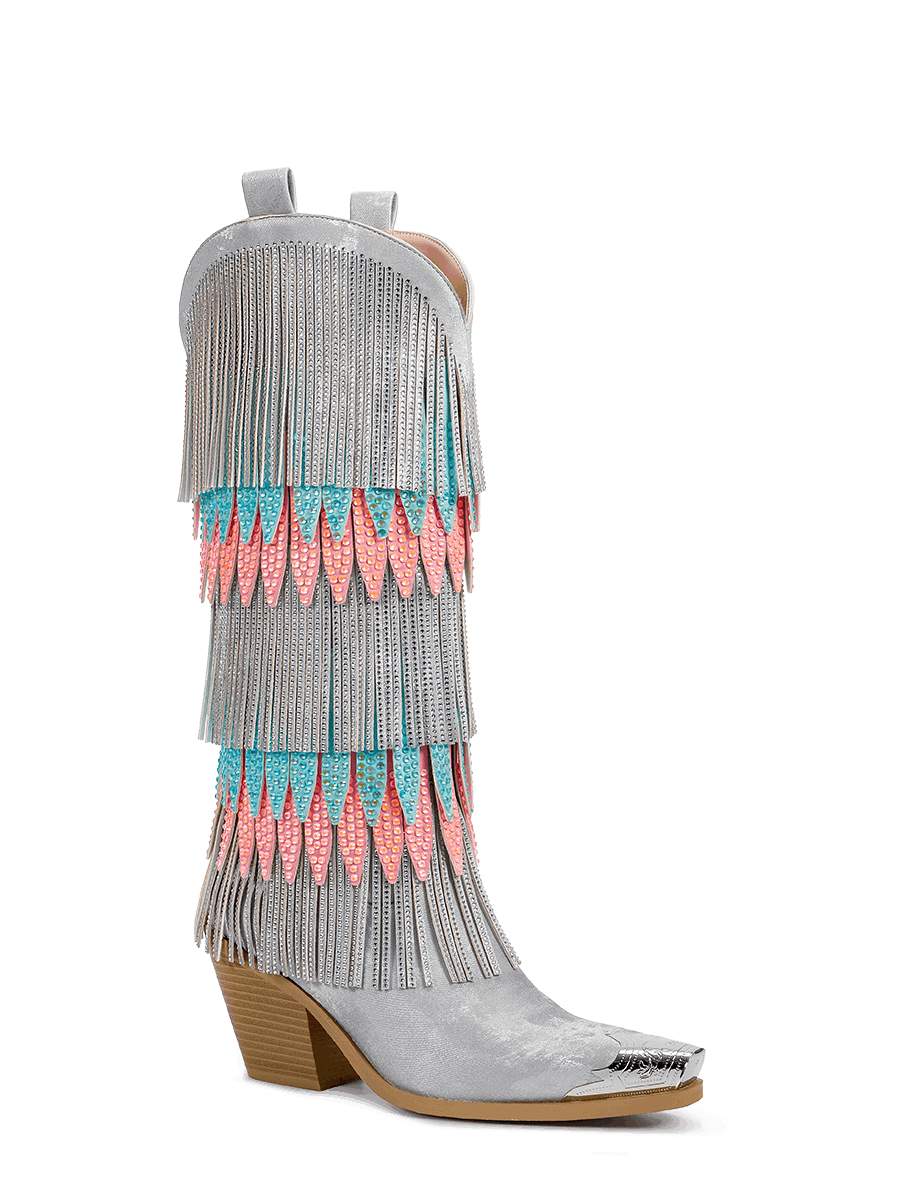 silver-macaroon-layered-rhinestone-fringe-cowgirl-boots
