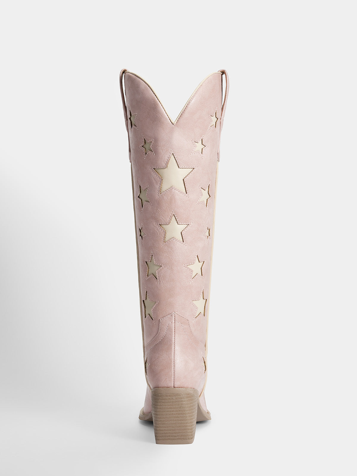 soft-pink-cutout-star-pattern-cowgirl-boots-mid-heel