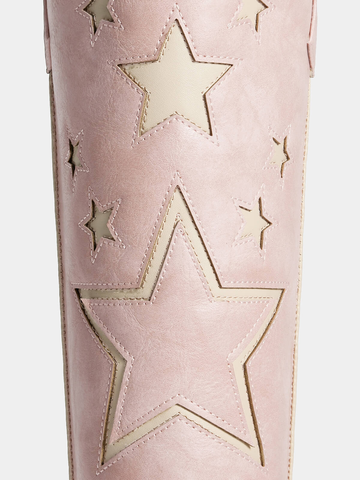 soft-pink-cutout-star-pattern-cowgirl-boots-pu