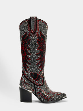 sparkly_black_red_rhinestone_western_wing_embellished_cowgirl_boots
