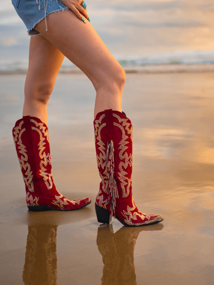 the asha boots wetkiss boots coastal cowgirl style
