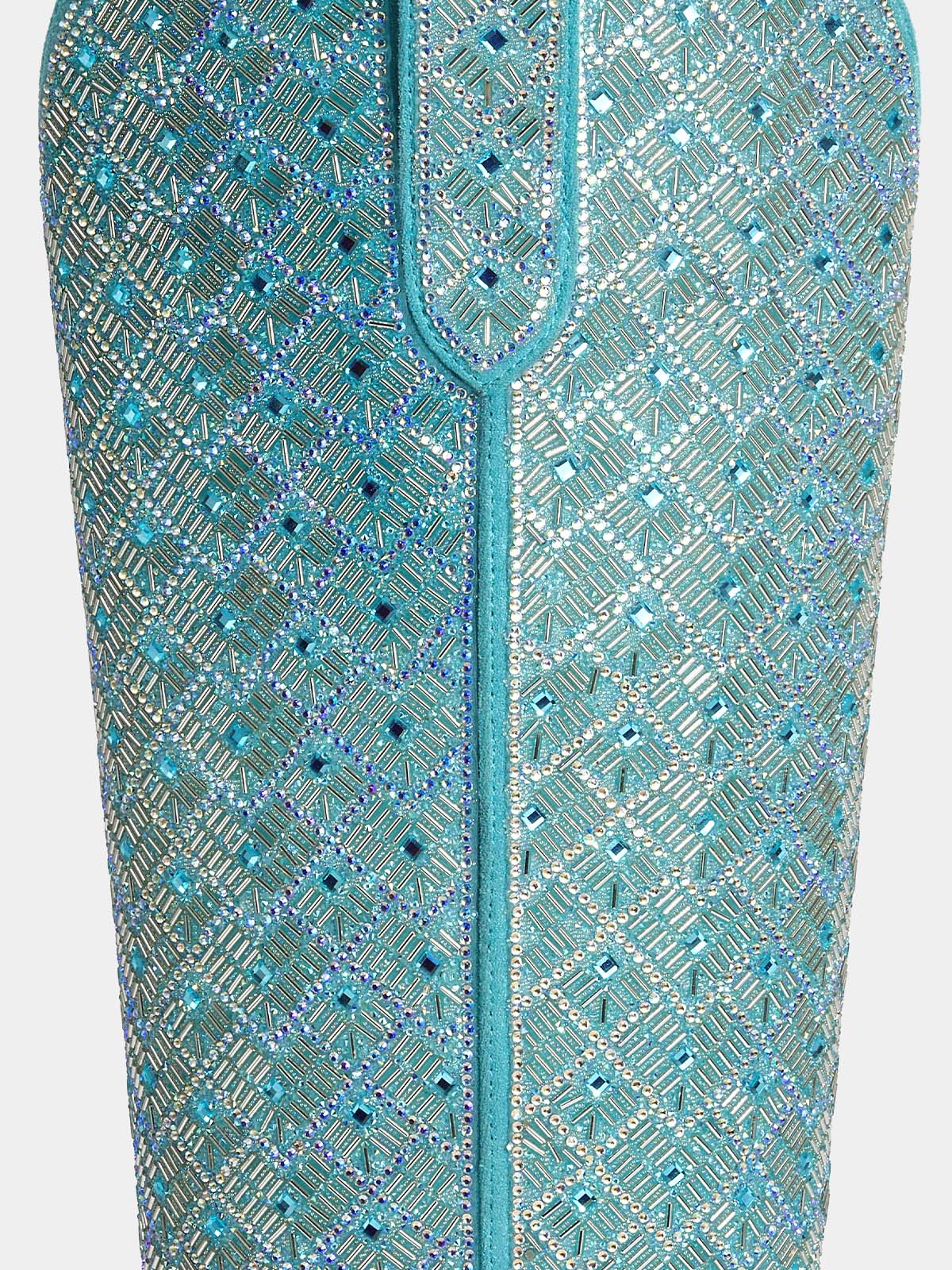 turquoise-full-rhinestones-glitter-womens-western-boots-faux-suede