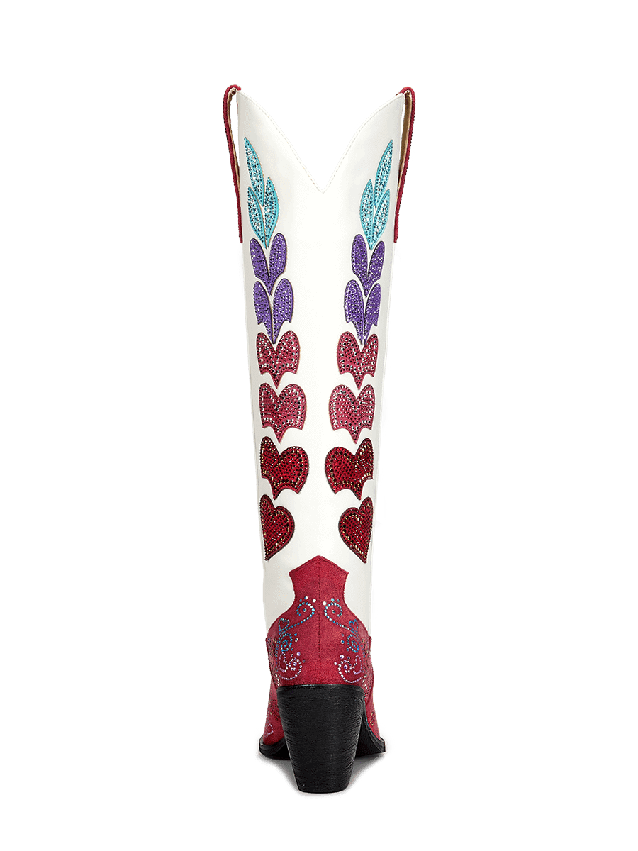 valentines-day-red-and-white-heart-leaf-high-heel-cowgirl-boots