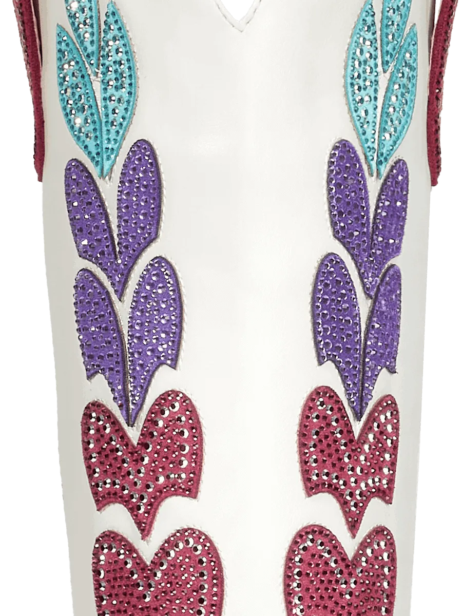 valentines-day-red-and-white-heart-leaf-pu-cowgirl-boots