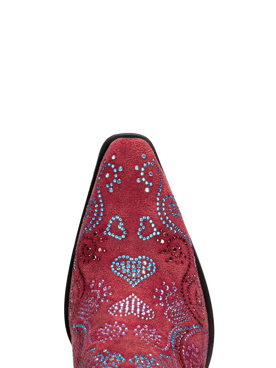 valentines-day-red-and-white-heart-leaf-snip-cowgirl-boots