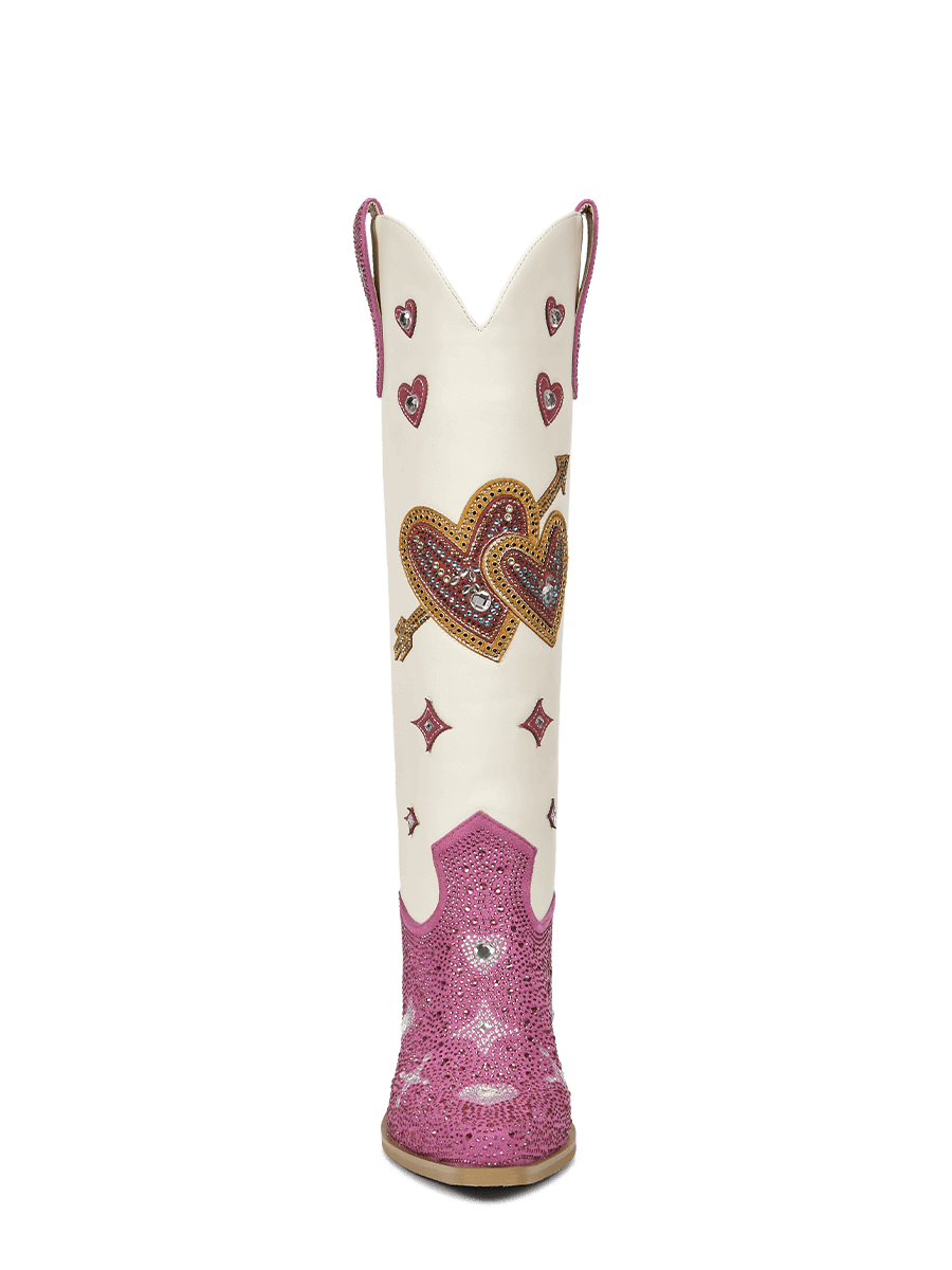 valentines-day-rose-red-and-white-bow-knee-high-cowgirl-boots