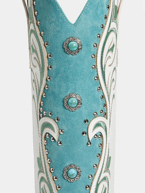 white-and-turquoise-botanical-embroidered-western-boots-pu